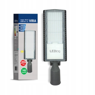 Uličná lampa - Pouličné svietidlo 100 W 14000 lm napájané zo siete